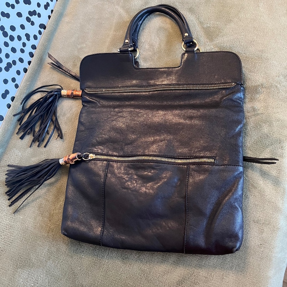 Sorial Black Satchel